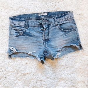 Free people jean shorts